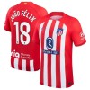 Officiële Voetbalshirt Atlético Madrid Joao Felix 18 Thuis 2023-24 - Heren